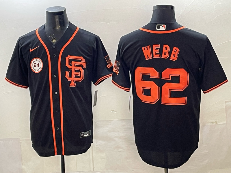 2026 Men Nike San Francisco Giants #62 Webb black Nike MLB Jersey003->san francisco giants->MLB Jersey